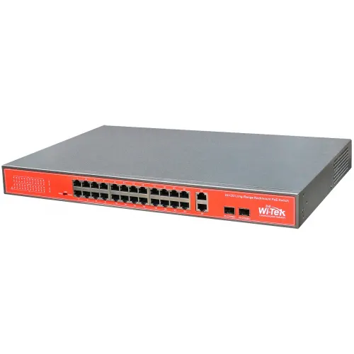 WI-PS526G 24 Port 250W 60W Hi PoE standard