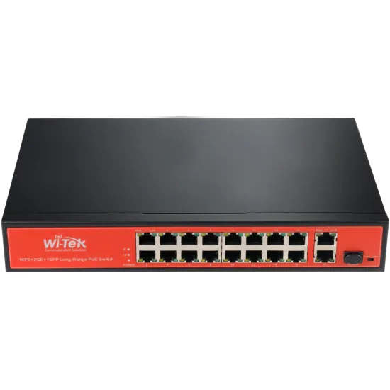 WI-PS518G 16 Port 200W 60W Hi PoE standard