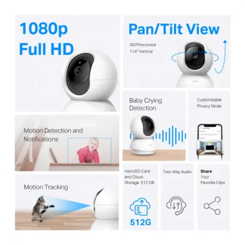 Wi-Fi IP Kamera Tp-Link Tapo C200