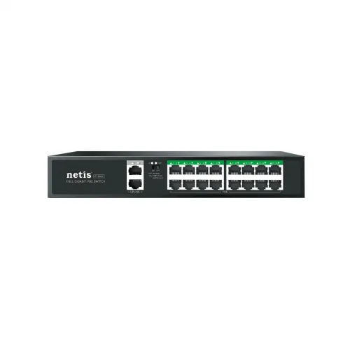 Netis Switch P116GC 16 GE POE+2GE Uplink POE Switch