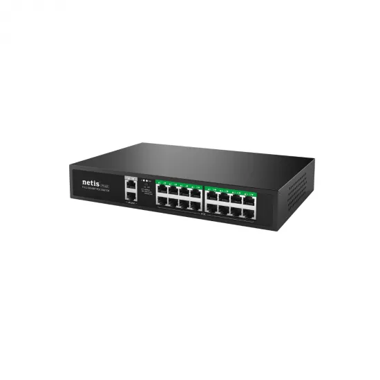 Netis Switch P116GC 16 GE POE+2GE Uplink POE Switch