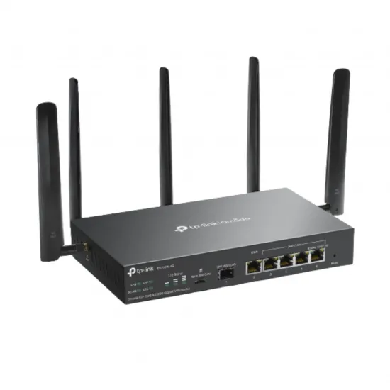 TP-LINK ER706W-4G Omada 4G+ Cat6 Wi-Fi 6 AX3000 Gigabit VPN Router